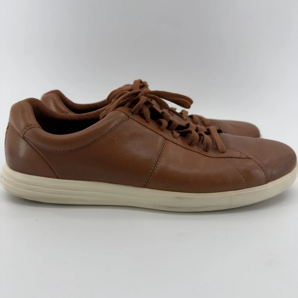 Cole Haan Grand Crosscourt II Mens‎ 12M British Tan Leather Sneakers